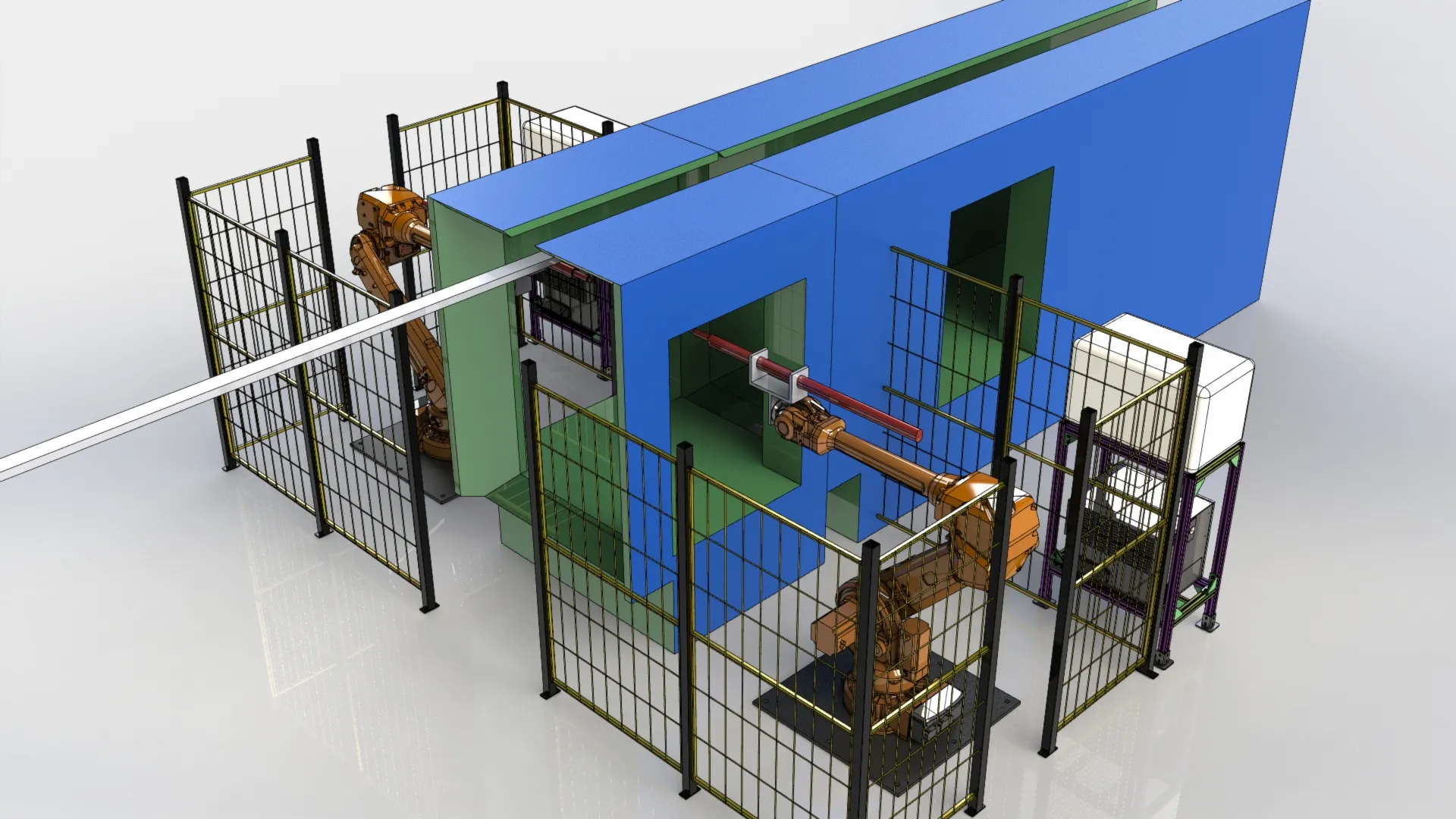 Diseño Mecánico Celda de Robots ISK