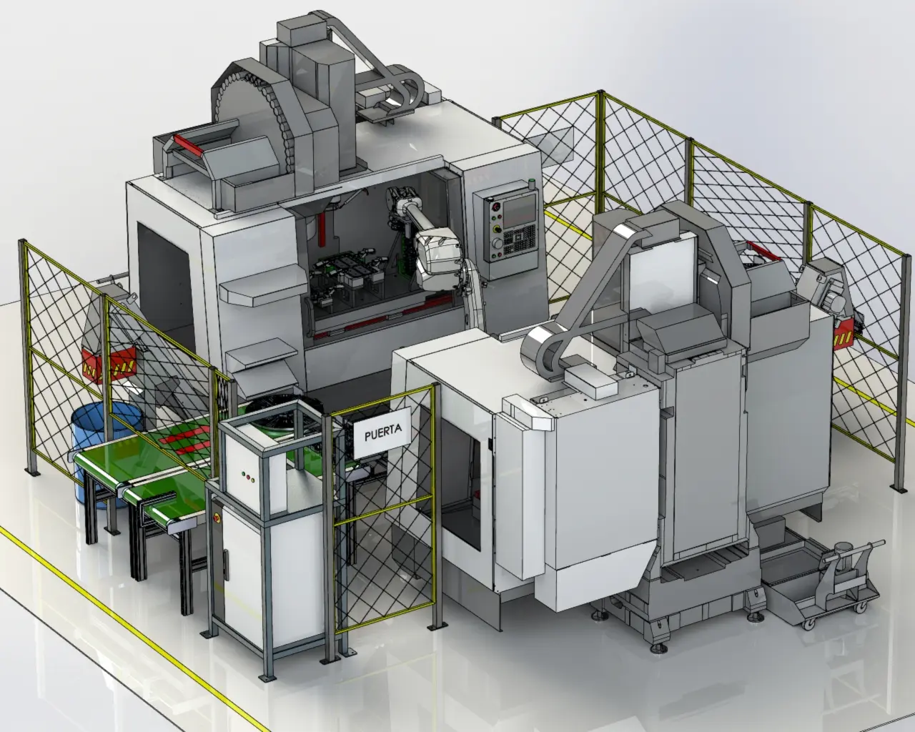 Sistema de Paletizado Automático CAD ISK